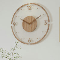 Scandinavian Style Wooden Wall Clock - WoodWave-Design No. 1-State of Style