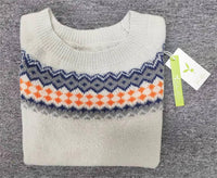 Scandinavian Trendy Jumper with Vibrant Pattern - NordicChic-S-State of Style