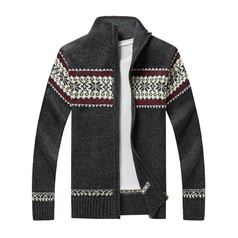 Scandinavian Vest for Men - NordicEdge-Black Grey-M-State of Style