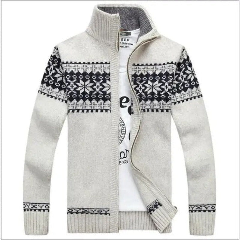 Scandinavian Vest for Men - NordicEdge-White-M-State of Style