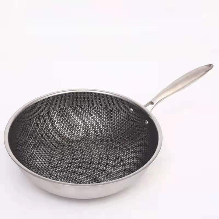 Scratch-Resistant Stainless Steel Frypan with Non-Stick Coating - ProCook Elite-State of Style