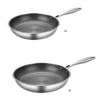 Scratch-Resistant Stainless Steel Frypan with Non-Stick Coating - ProCook Elite-State of Style