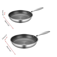 Scratch-Resistant Stainless Steel Frypan with Non-Stick Coating - ProCook Elite-State of Style