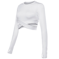 Seamless Pilates & Yoga Top - Sophia-White-S-State of Style