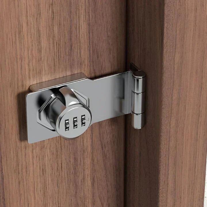 SecureCode - Keyless Combination Lock-Silver-State of Style