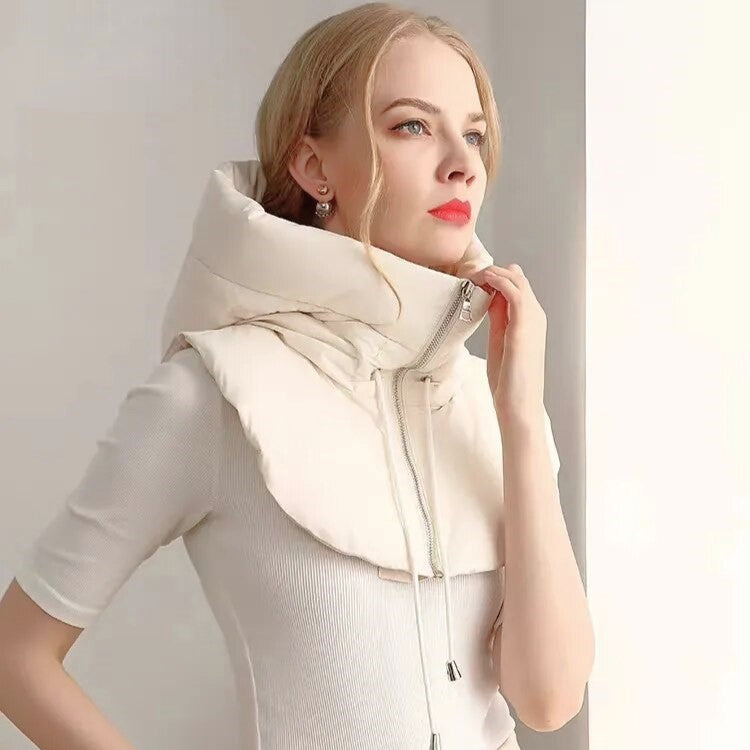 Selena Hooded Scarf | Versatile and Ultralight-Black-State of Style