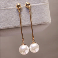 Selena Luxe Pearl Drop Earrings-State of Style