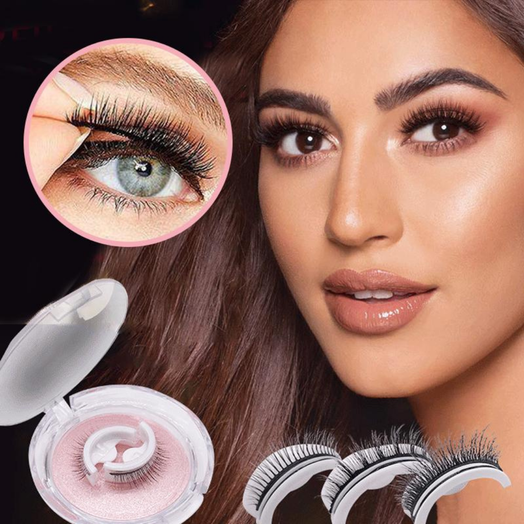 Self-Adhesive Eyelashes - LuxeLash-1 pair-Natural-State of Style