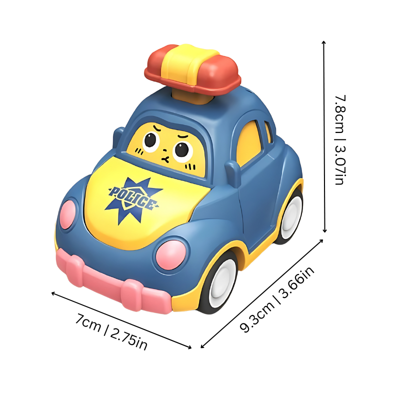 Self-Driving Toy Cars - Turbo Toeters-3 Pack-State of Style