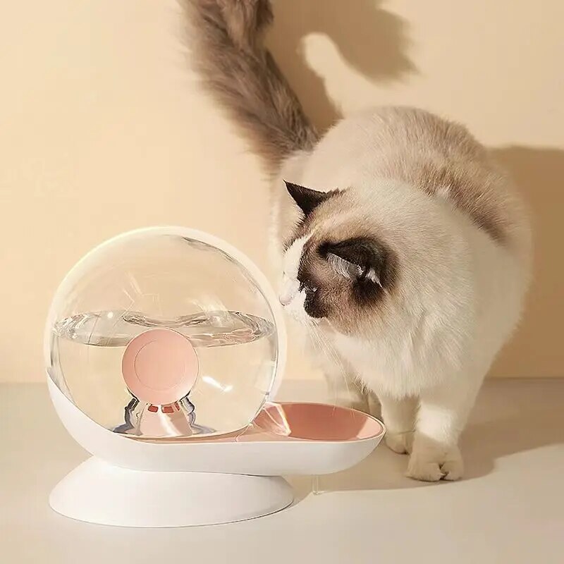 Self-filling Water Fountain for Cats and Dogs - AquaPaw-Pink-State of Style