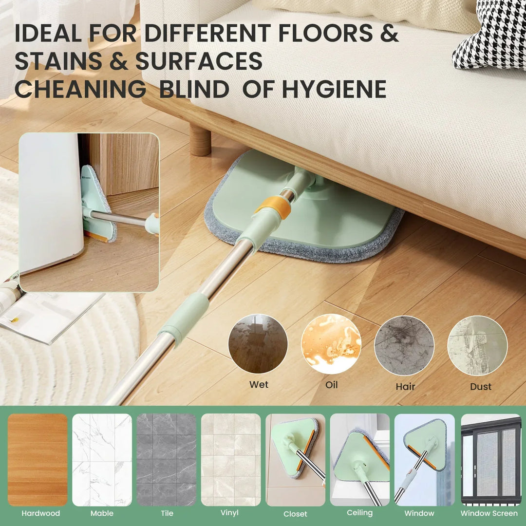 Self-Rotating Flat Mop with Bucket - Spin Mop-Set 1-State of Style