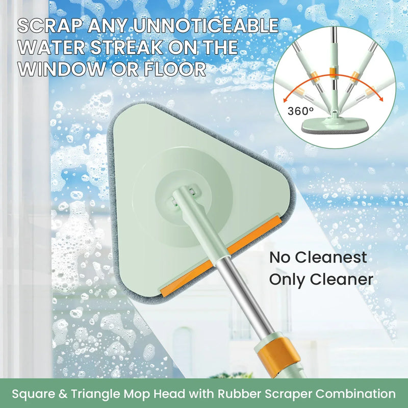 Self-Rotating Flat Mop with Bucket - Spin Mop-Set 1-State of Style