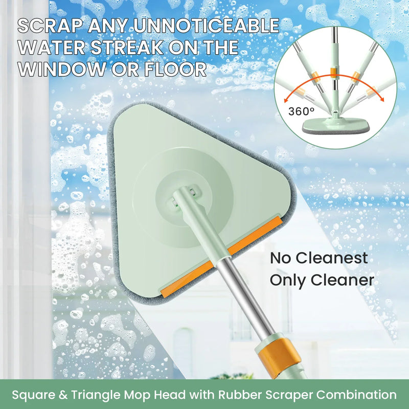 Self-Rotating Flat Mop with Bucket - SpinMop-Set 1-State of Style