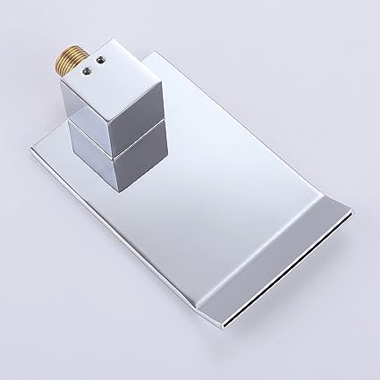 Sensor Wall Tap with Waterfall Outlet – Fluxis-Chromium-State of Style