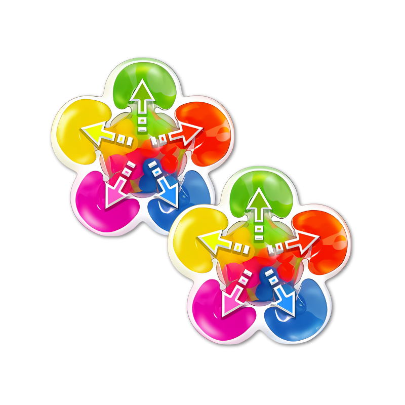 Sensory Toys for Colorful Learning (set of 2) - ColourBuddy-State of Style