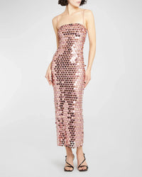 Sequin dress for a Sparkling Evening Look - Amira-Champagne-S-State of Style