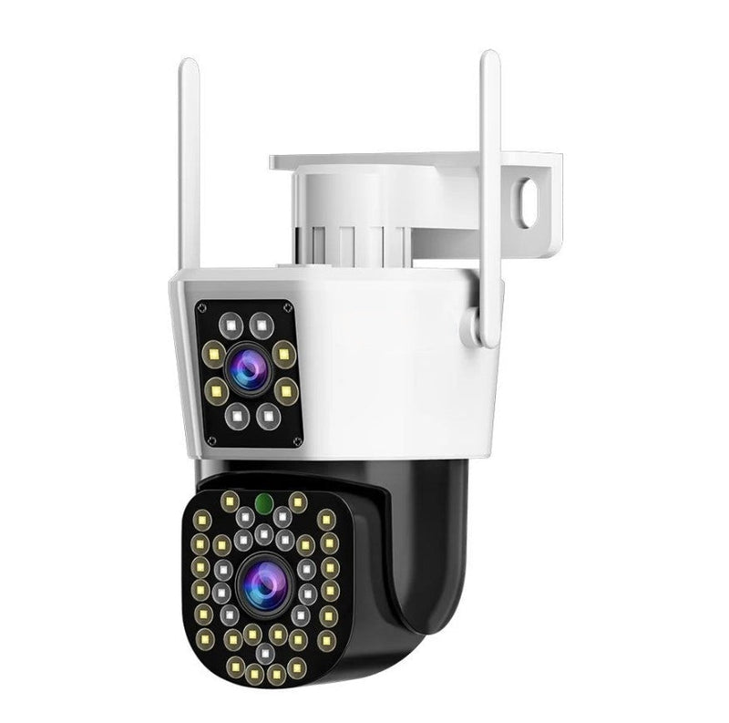 Set of 2 Security Cameras with Dual Lens – DualGuard Max 2-Pack-State of Style