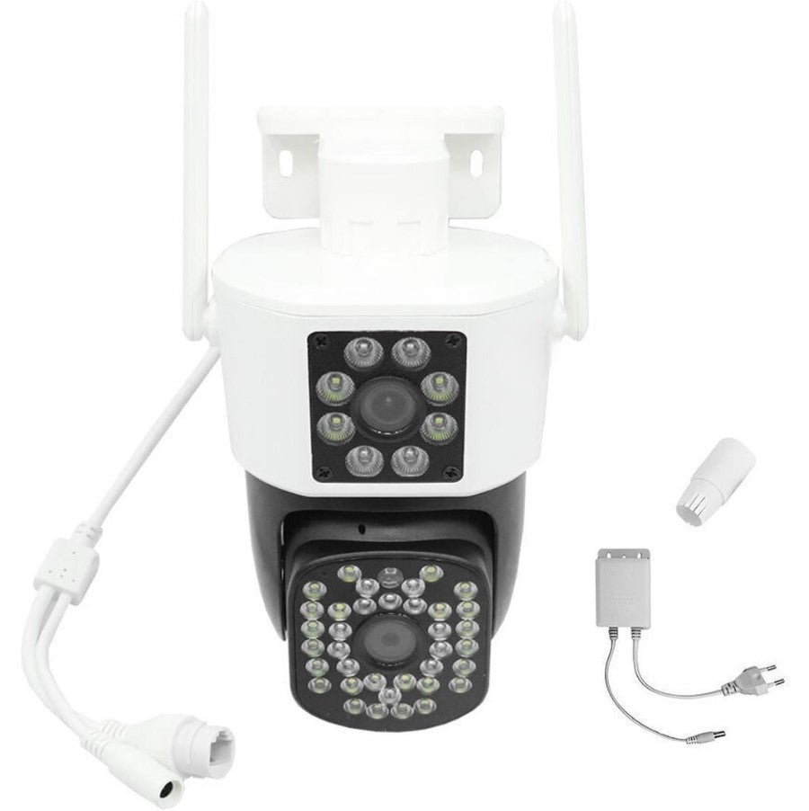 Set of 2 Security Cameras with Dual Lens – DualGuard Max 2-Pack-State of Style