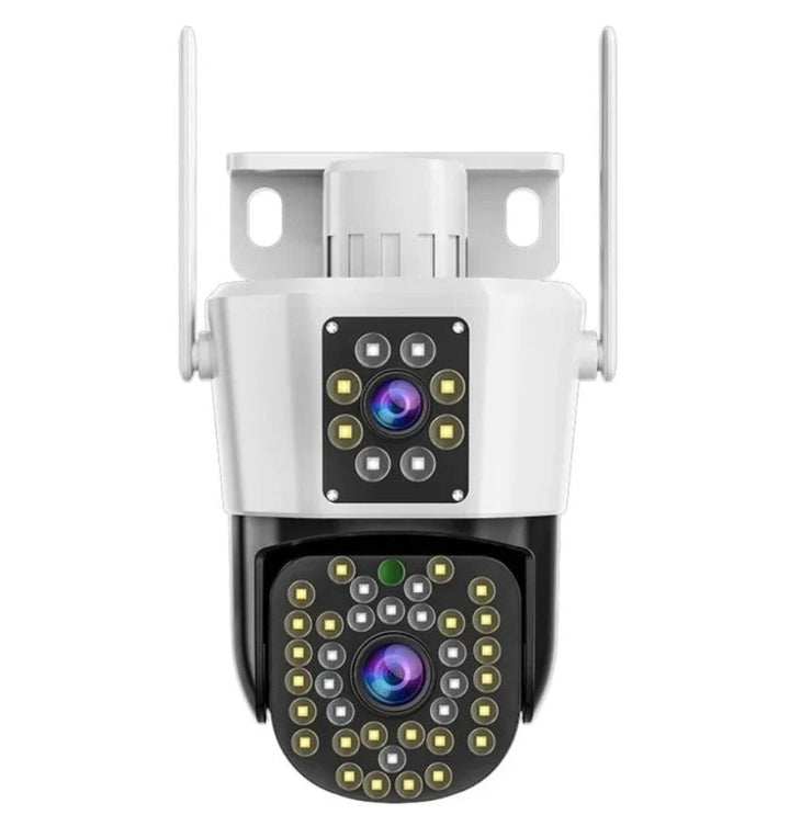 Set of 2 Security Cameras with Dual Lens – DualGuard Max 2-Pack-State of Style