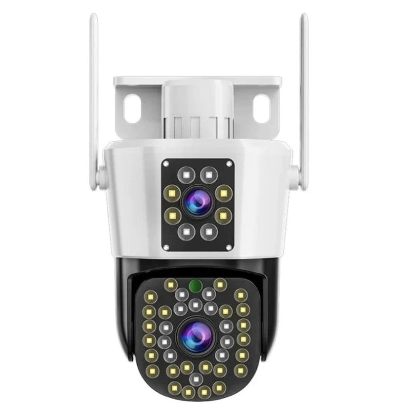 Set of 2 Security Cameras with Dual Lens – DualGuard Max 2-Pack-State of Style