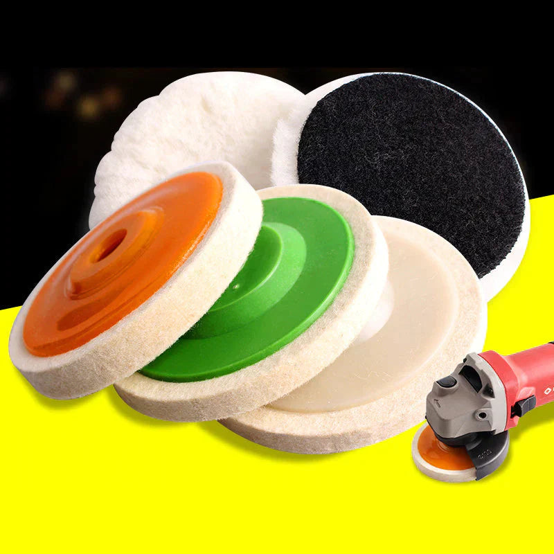 Set of 3 Wool Polishing Discs – Polistra-State of Style