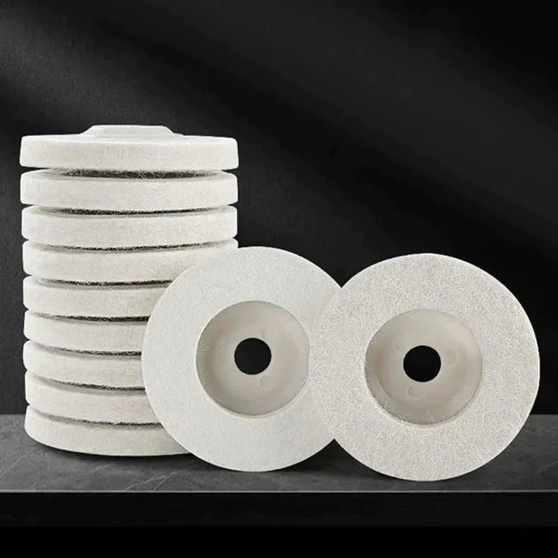 Set of 3 Wool Polishing Discs – Polistra-State of Style