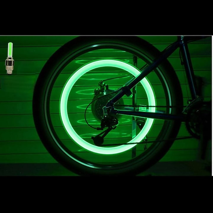 Set of 4 LED Valve Caps – GlowRims-Blue-State of Style