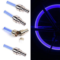 Set of 4 LED Valve Caps – GlowRims-Blue-State of Style