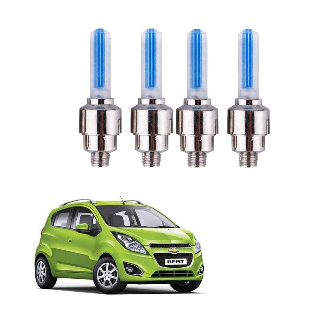 Set of 4 LED Valve Caps – GlowRims-Blue-State of Style