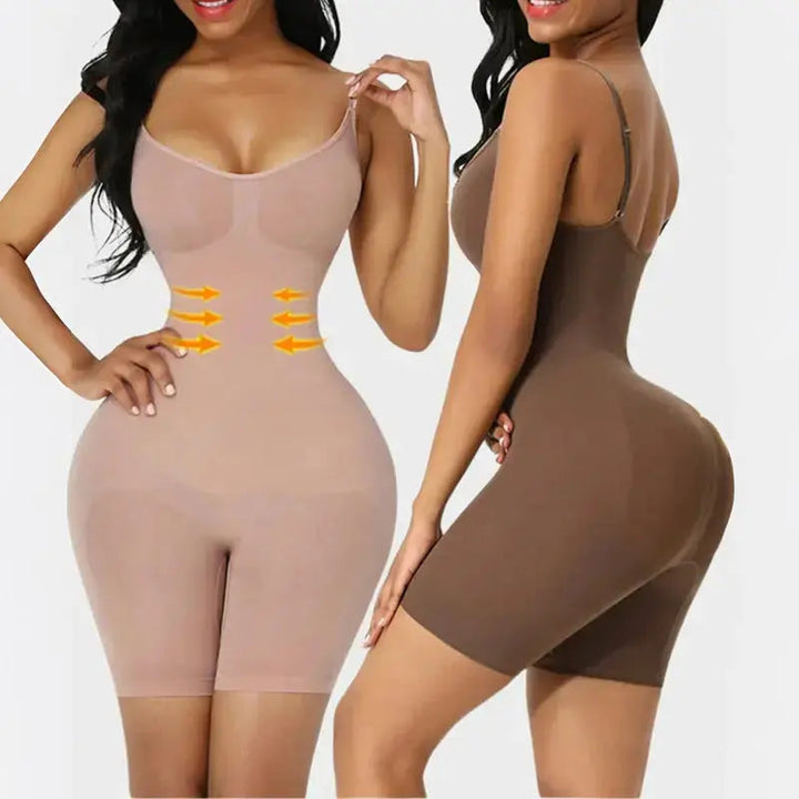 Shapewear Body with Hourglass Effect – Cintella-Black-S-State of Style
