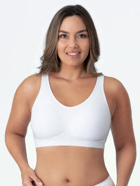 Shapewear Sports Bra – Elena-White-M-State of Style