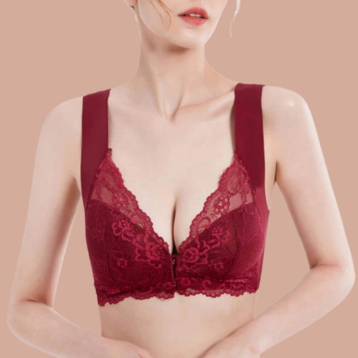 Shaping bra against sagging breasts - buy 1, get 1 free - Marlene-Red-M-State of Style