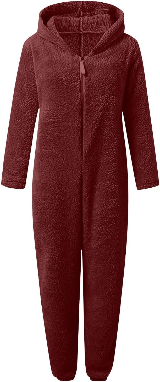 Sherpa Fuzzy Onesie with Hood - CozyCat-Olive green-S-State of Style