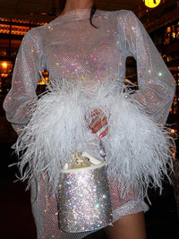 Shining Dress - Celeste-White-S-State of Style