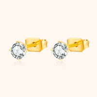 Shining Mini Earrings - Mira-Gold-0.30 cm-State of Style