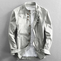 Shinobi | Samurai Katana Shirt for Men-Grey-M-State of Style