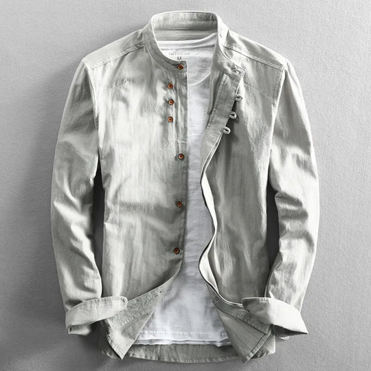 Shinobi | Samurai Katana Shirt for Men-Grey-M-State of Style