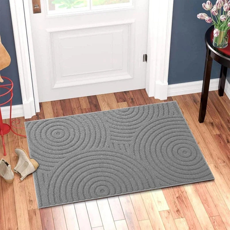 Shoe Scraper Doormat with Moroccan Design - Kasbana-Black 01-50cm x 80cm-State of Style