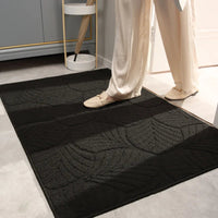 Shoe Scraper Doormat with Moroccan Design - Kasbana-Black 02-50cm x 80cm-State of Style