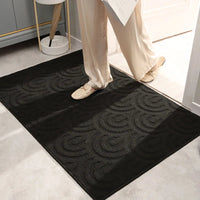 Shoe Scraper Doormat with Moroccan Design - Kasbana-Black 03-50cm x 80cm-State of Style