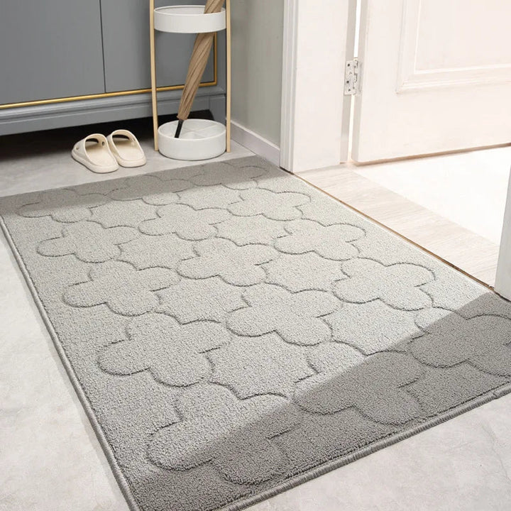 Shoe Scraper Doormat with Moroccan Design - Kasbana-Gray 01-50cm x 80cm-State of Style