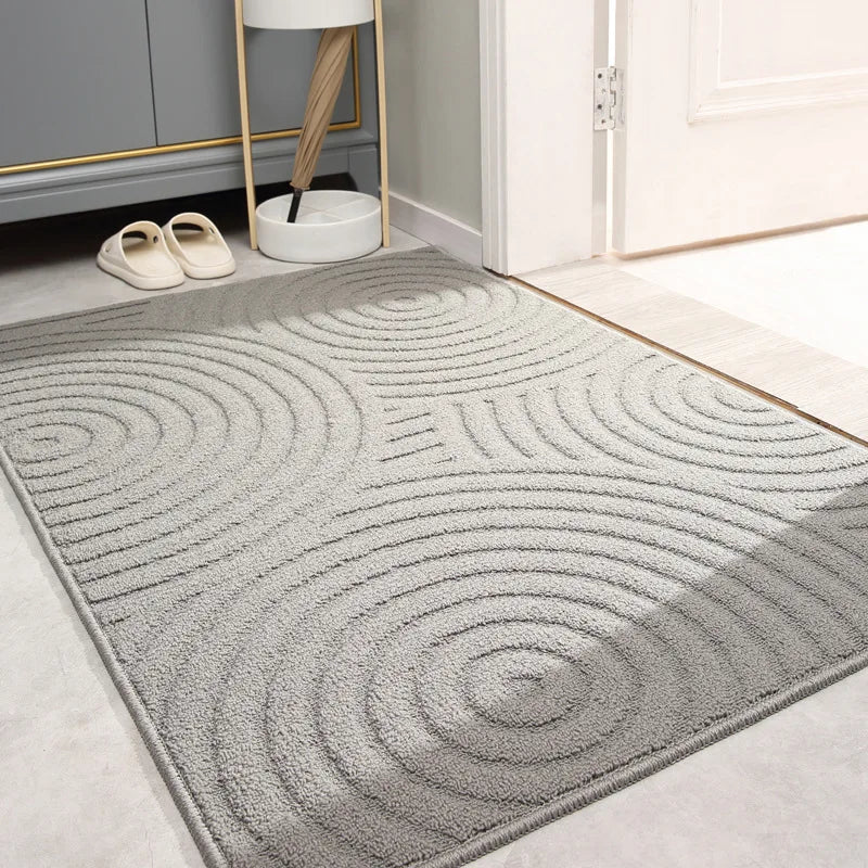 Shoe Scraper Doormat with Moroccan Design - Kasbana-Grey 03-50cm x 80cm-State of Style
