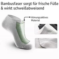 Short Bamboo Socks - BambooFeet-1 Pair (+1 Free)-Black-38-41-State of Style