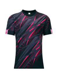 Short-sleeve shirt with striped pattern summer style men's look - Timo (1+1 FREE)-Red-S-State of Style