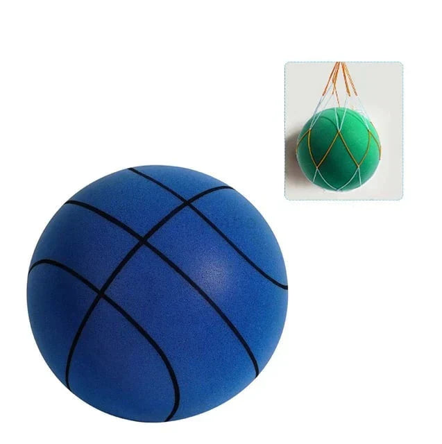 Silent Basketball for Noiseless Training and Fun - SilentBounce-Blue-18.01 cm-State of Style