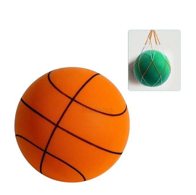 Silent Basketball for Noiseless Training and Fun - SilentBounce-Orange-18.01 cm-State of Style