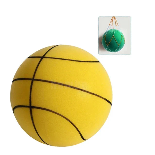 Silent Basketball for Noiseless Training and Fun - SilentBounce-Yellow-18.01 cm-State of Style