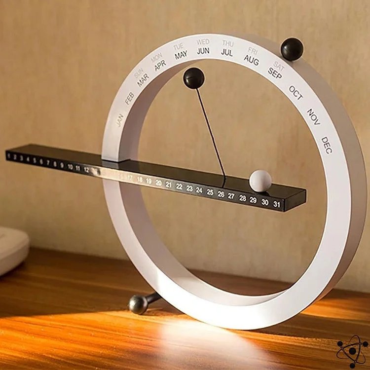 Silent Magnetic Everlasting Calendar - Calméon-White-State of Style