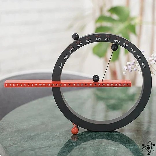 Silent Magnetic Everlasting Calendar - Calméon-White-State of Style