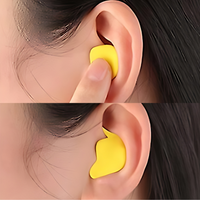 SilentComfort Noise-Cancelling Earplugs for Optimal Peace-Yellow-State of Style